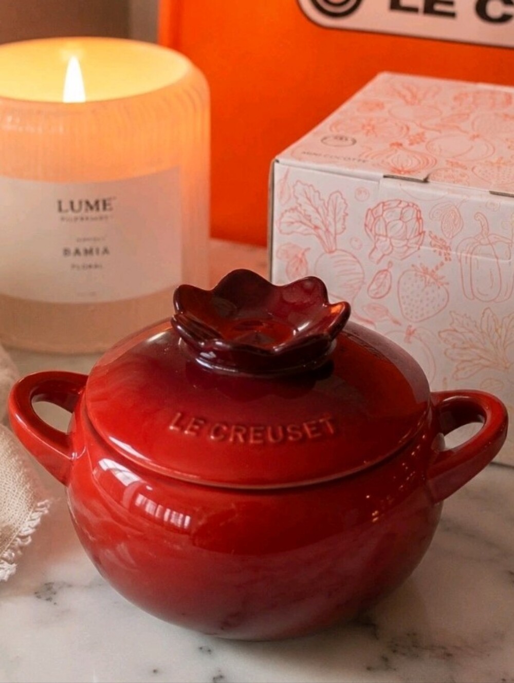 New In Box Le Creuset Cranberry